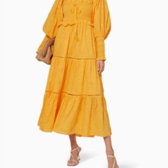 Farm Rio yellow pineapple dress new without tags - Picture 9 of 12